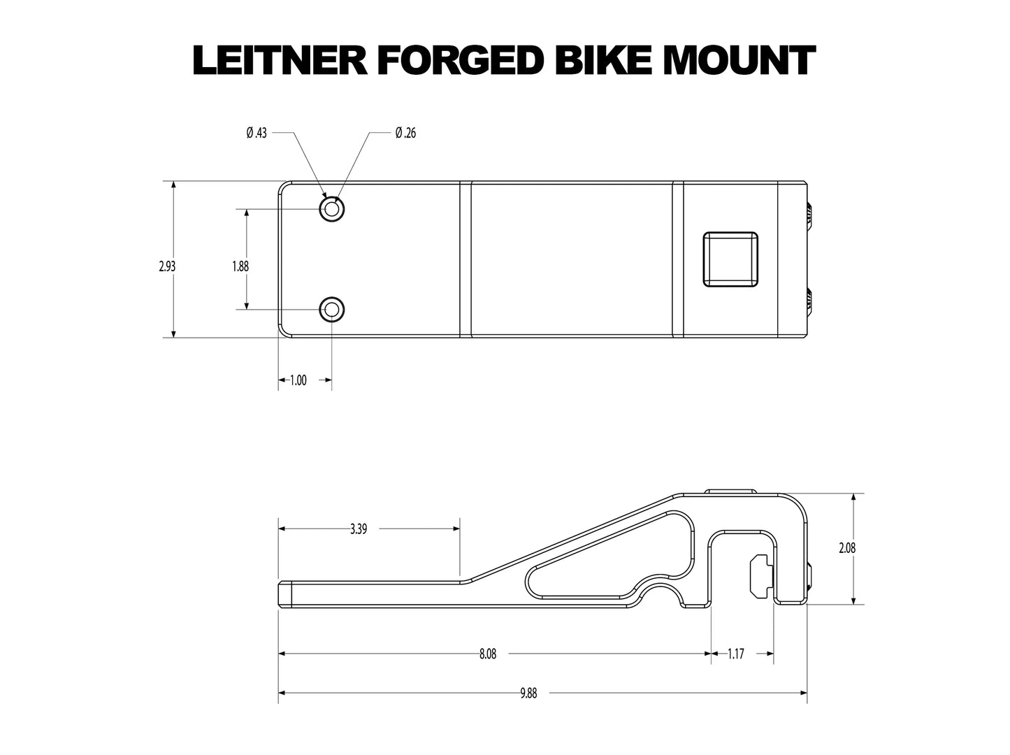 FORGED BIKE MOUNT