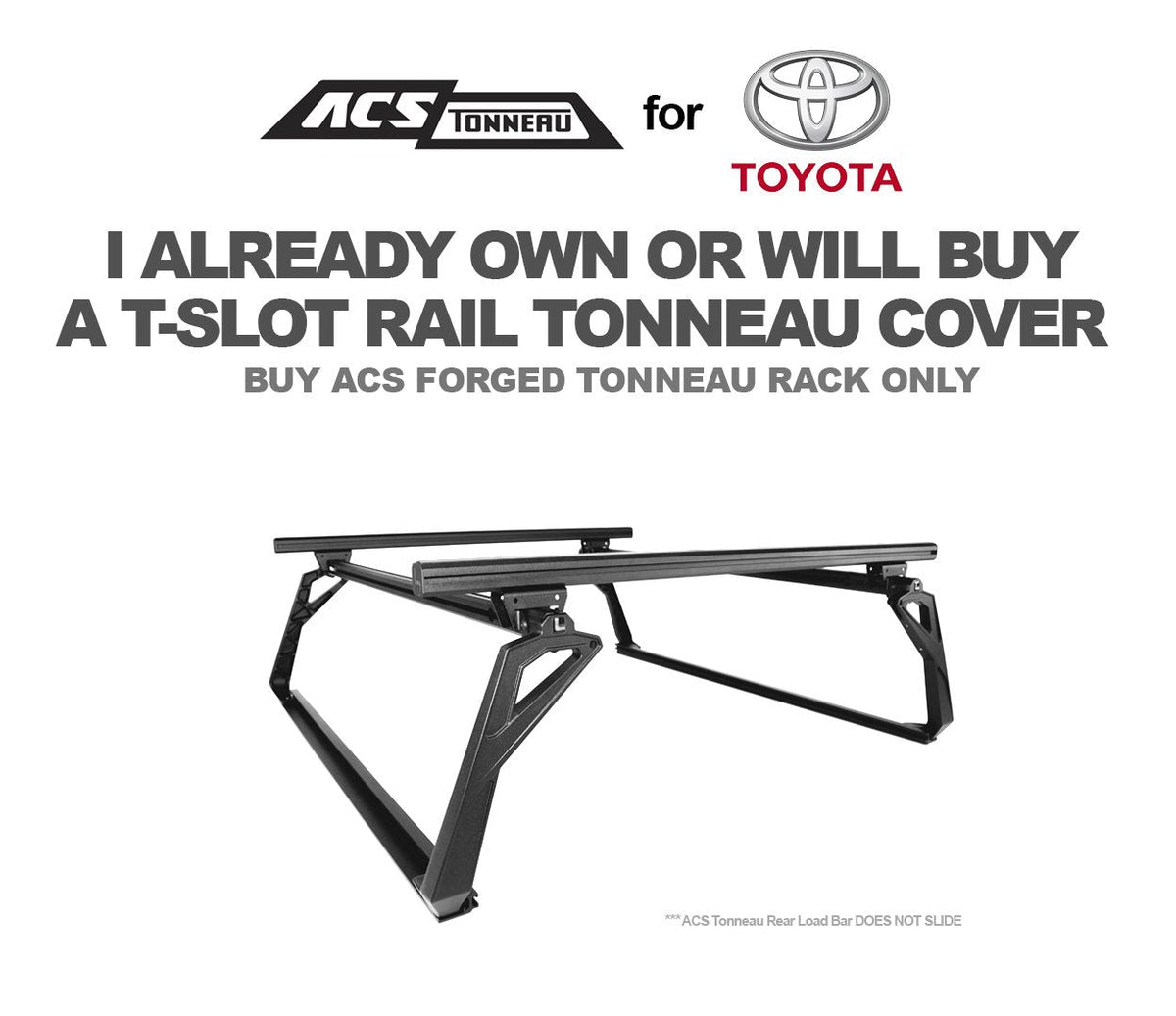 ACS FORGED TONNEAU - RACK ONLY - Toyota