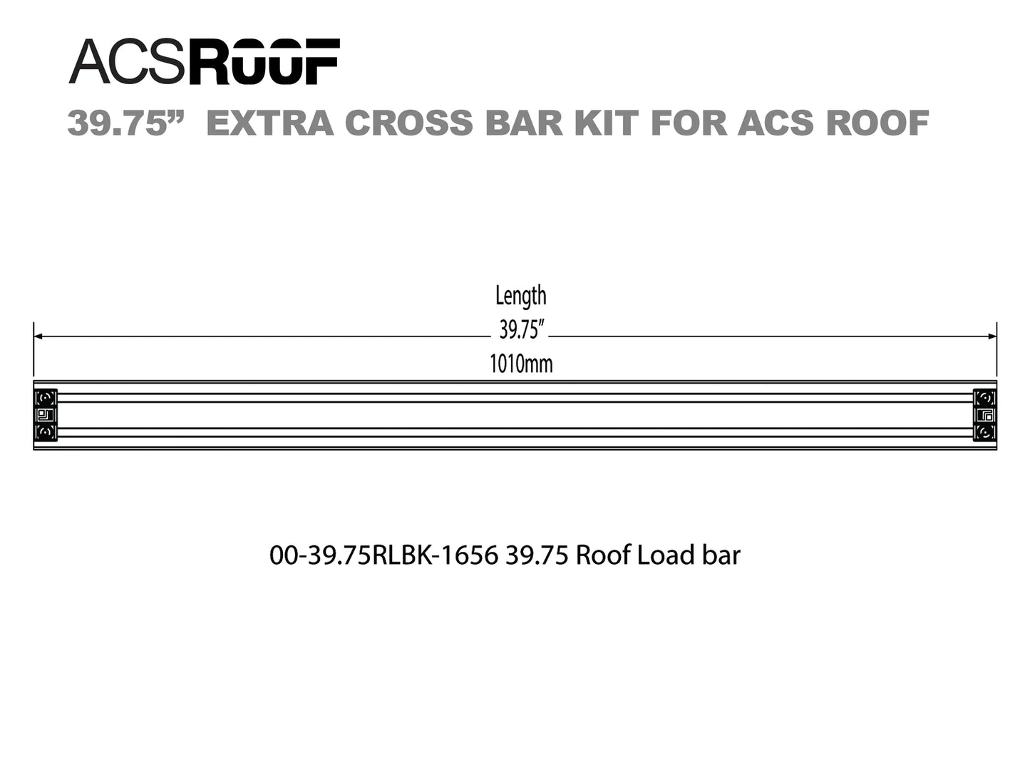ACS ROOF Extra Load Bar Kit