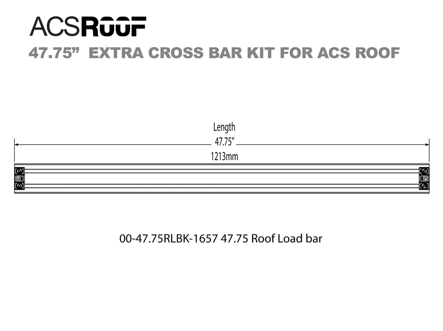ACS ROOF Extra Load Bar Kit