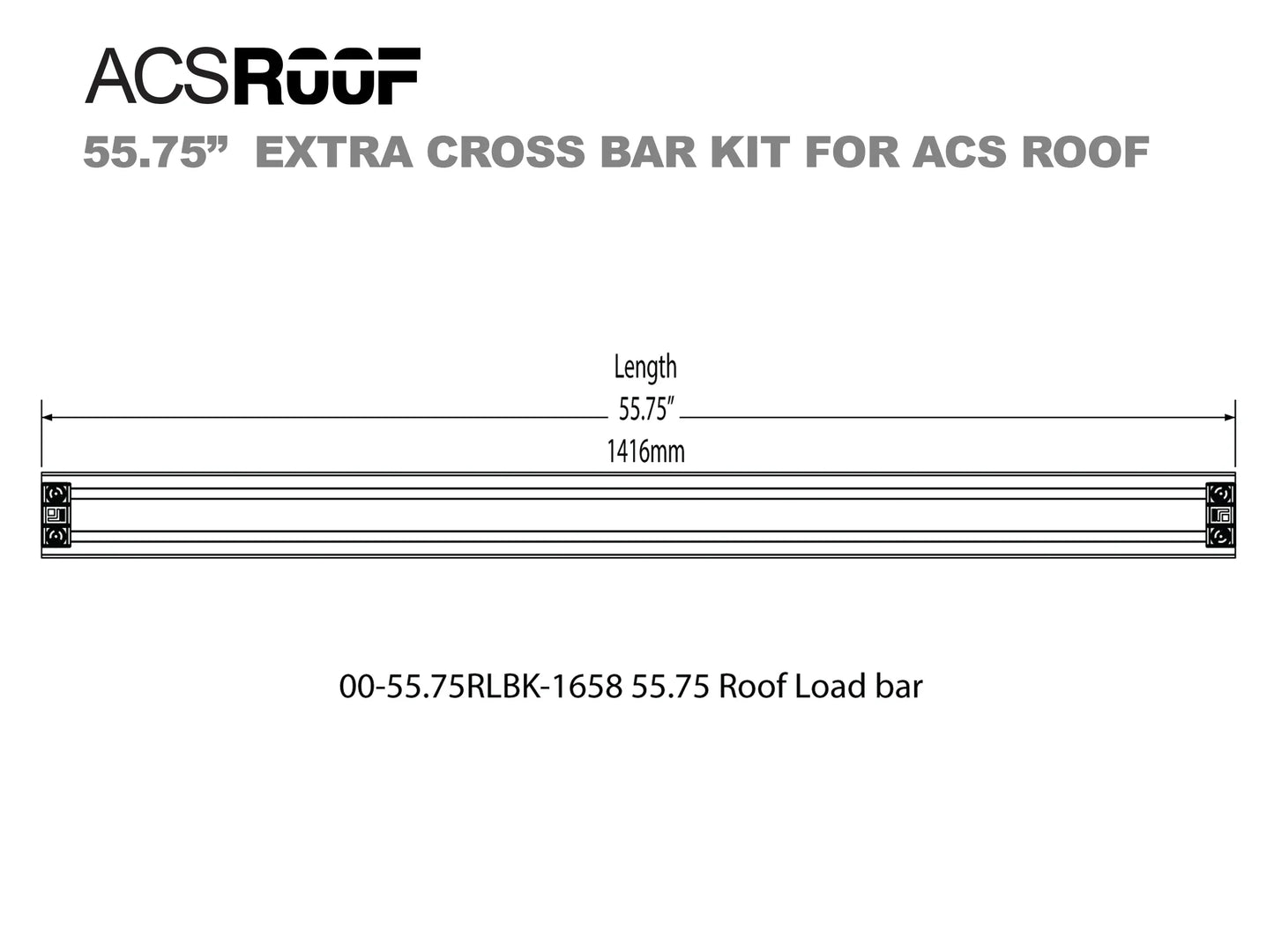 ACS ROOF Extra Load Bar Kit